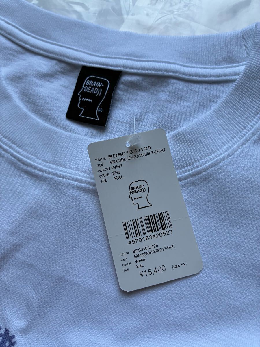 ̤ѡBRAIN DEAD  TGITS S/S Tee WHT XXL ̵ư ϺŸ ̵ֹưפ¤εס ֥쥤ǥå_3