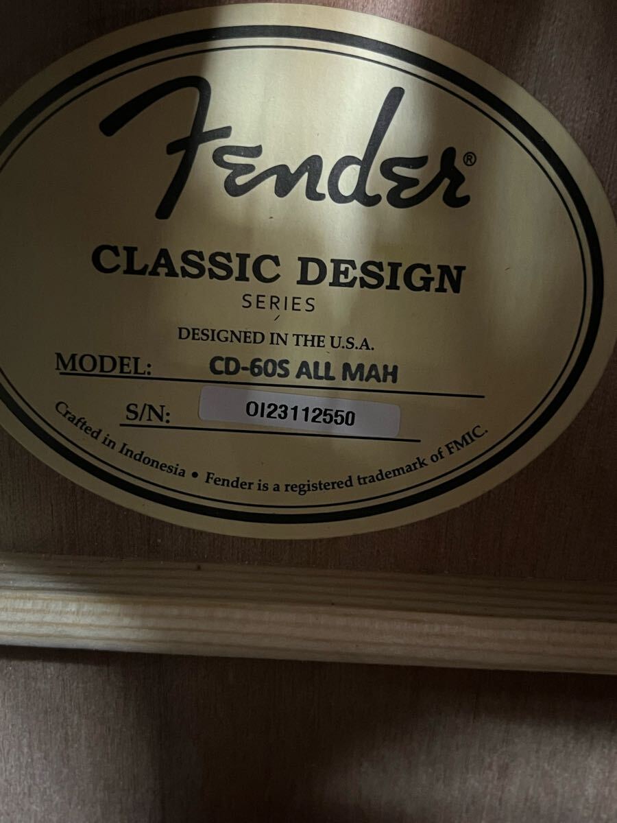 Fender ƥå CD-60S H_7