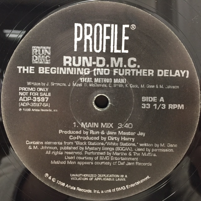 RUN D.M.C. / THE BEGINNING (NO FURTHER DELAY)_1