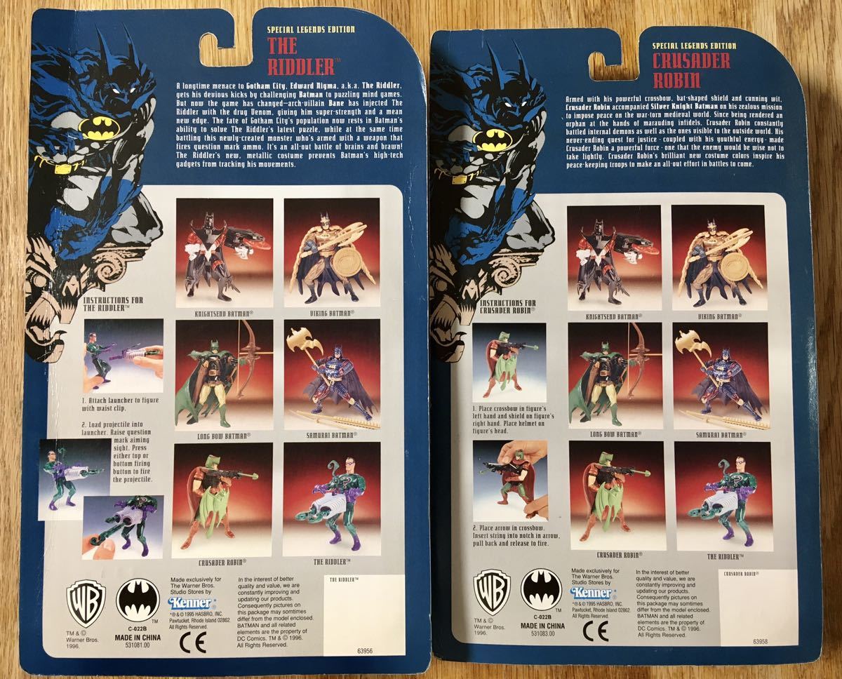 DC Kenner BATMAN RIDDLER ROBIN Figure ʡ Хåȥޥ ɥ顼 륻 ӥ ӥơ ե奢 ᥳ ȥ 1995_2